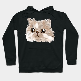 Brown Cat Head _ Bunniesmee Hoodie